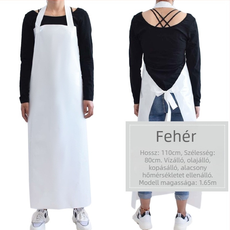 TPU kötény – vízálló és olajálló, ujj nélküli kivitel, modern minimalist stílus, Xiong Xuemei márka