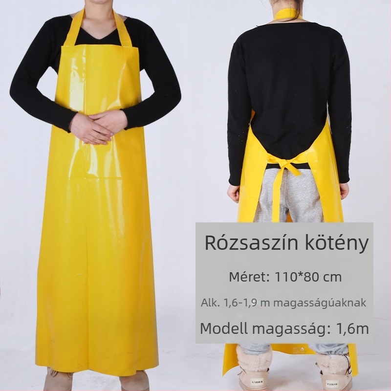 TPU kötény – vízálló és olajálló, ujj nélküli kivitel, modern minimalist stílus, Xiong Xuemei márka