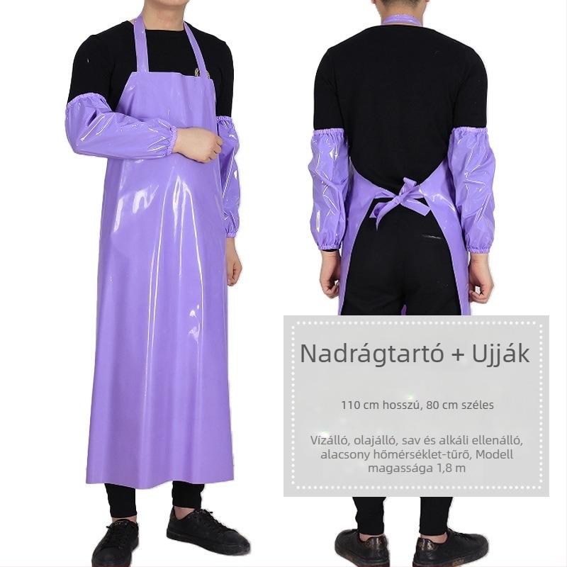 TPU kötény – vízálló és olajálló, ujj nélküli kivitel, modern minimalist stílus, Xiong Xuemei márka