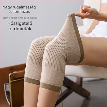 Serenity térdvédők — fleece belsővel, melegek és lélegzőek, kötött kivitelben felnőtteknek; anyag: poliészter rost; védett rész: térd; alkalmas kerékpározásra, jóga, táncra és hegymászatra