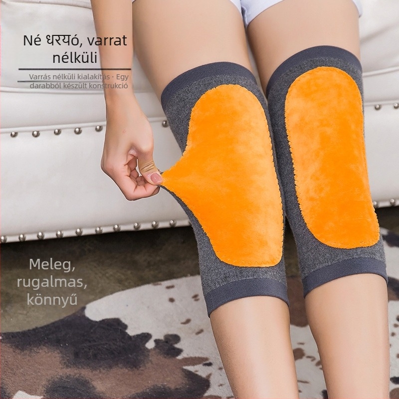 Serenity térdvédők — fleece belsővel, melegek és lélegzőek, kötött kivitelben felnőtteknek; anyag: poliészter rost; védett rész: térd; alkalmas kerékpározásra, jóga, táncra és hegymászatra