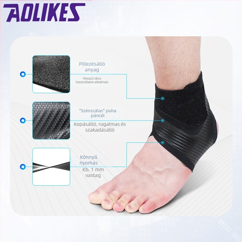 AOLIKES sport bokavédő, nylon-spandex-poliészter anyag, kosárlabdához
