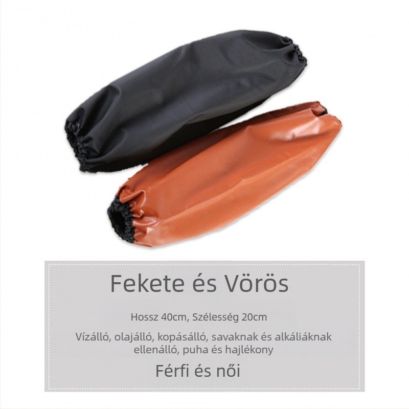 Ujjakkal ellátott kötény, bőrből, vízálló, olajálló, Oxford anyagból, vastagodott dizájn