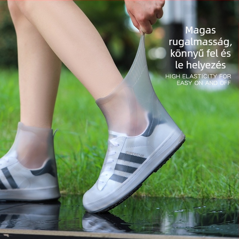 Meijia Rainproof vízálló esőcsizmafedők — megerősítettek, csúszásmentesek, kopásállóak, kültéri használatra, különböző magasságú változatok (hosszú, magas, középső, alacsony)