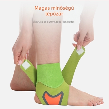 Bokavédő kompresszióval – vékony kialakítás, uniszex, alkalmas kosárlabdára és futásra, anyag: SBR, kategória: bokavédő