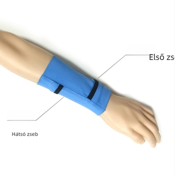 Futáshoz készült karos táska – vízálló, ultrakönnyű, lélegző, poliészter, tároló zseb