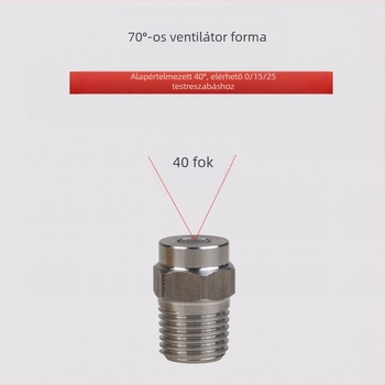 Caigong Rozsdamentes acél fúvóka autómosó géphez, NPT1/4 menet