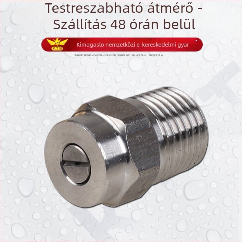 Caigong Rozsdamentes acél fúvóka autómosó géphez, NPT1/4 menet