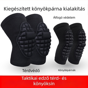 Meters Katonai edzésvédő készlet, négy részes: csukló, könyök, térd, bokák és derék védők; poliészter rost