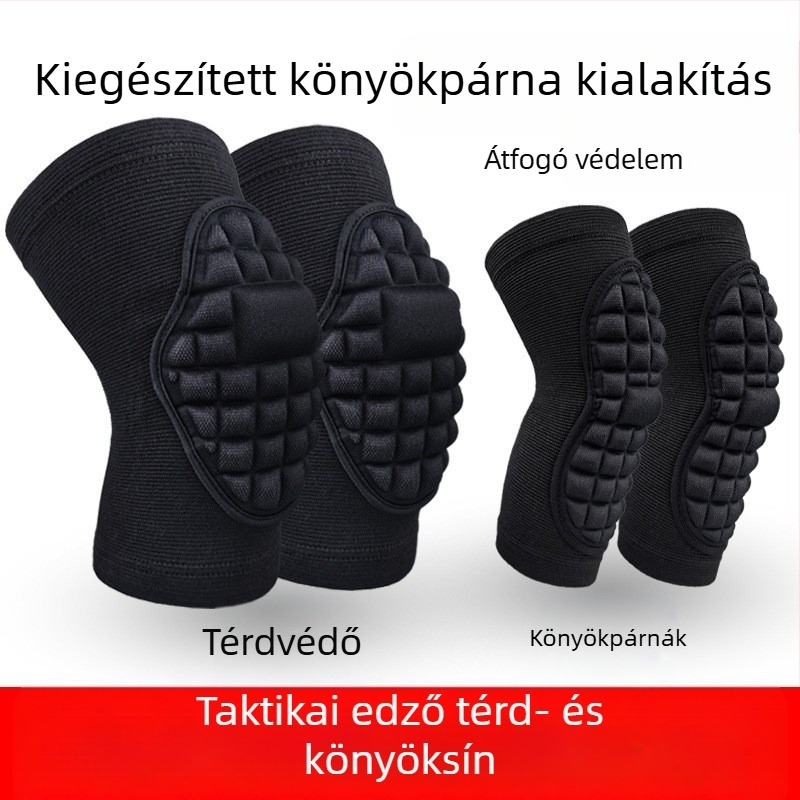 Meters Katonai edzésvédő készlet, négy részes: csukló, könyök, térd, bokák és derék védők; poliészter rost