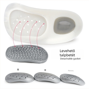 Kivehető, lélegző ortopédiai félbetét boltozathoz, 3/4 arch pad, TPR, új detachable modell