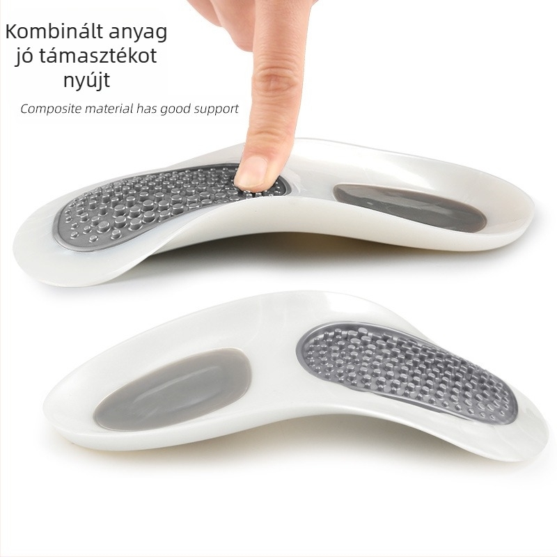 Kivehető, lélegző ortopédiai félbetét boltozathoz, 3/4 arch pad, TPR, új detachable modell