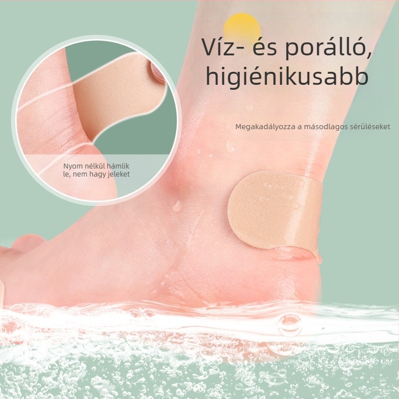 Sarokvédő matrica cipőkhöz – kopásálló, láthatatlan csúszásgátló matrica; alkalmas sportcipők, csizmák, szandálok, hétköznapi és munkacipők számára; évszakok: nyár, tél, tavasz, ősz