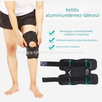 Mastette térdvédő karos támasztó dizájnnal, pamut testtel, alkalmas kerékpározásra, hegymászatra és futásra (Brand: Mastette; Anyag: Pamut; Test: OK szövet, keret; Tevékenységek: kerékpározás, hegymászás, futás)