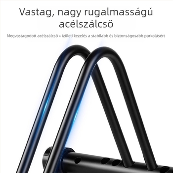 TOSUOD Függőleges kerékpár tárolóállvány út- és terepbringákhoz, megerősített kialakítás, beltéri tárolás, magas széntartalmú acél