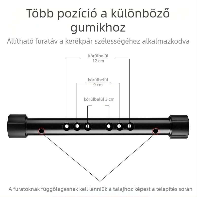 TOSUOD Függőleges kerékpár tárolóállvány út- és terepbringákhoz, megerősített kialakítás, beltéri tárolás, magas széntartalmú acél
