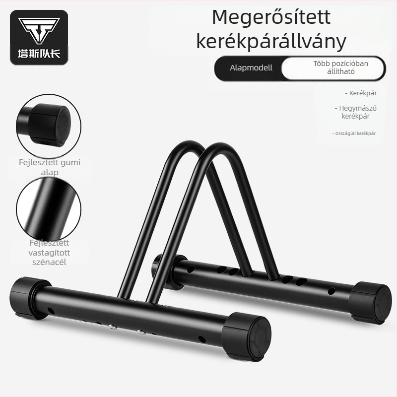 TOSUOD Függőleges kerékpár tárolóállvány út- és terepbringákhoz, megerősített kialakítás, beltéri tárolás, magas széntartalmú acél