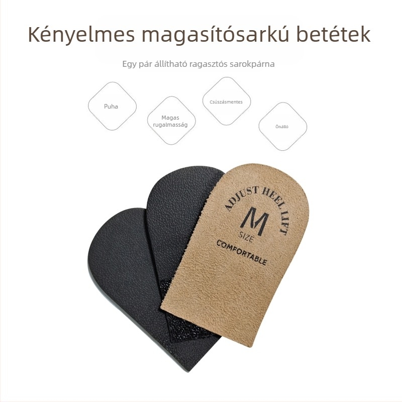 EVA magasságnövelő talpbetét, több rétegű sarokkal, légáteresztő, uniszex, sport- és mindennapi cipőkhöz