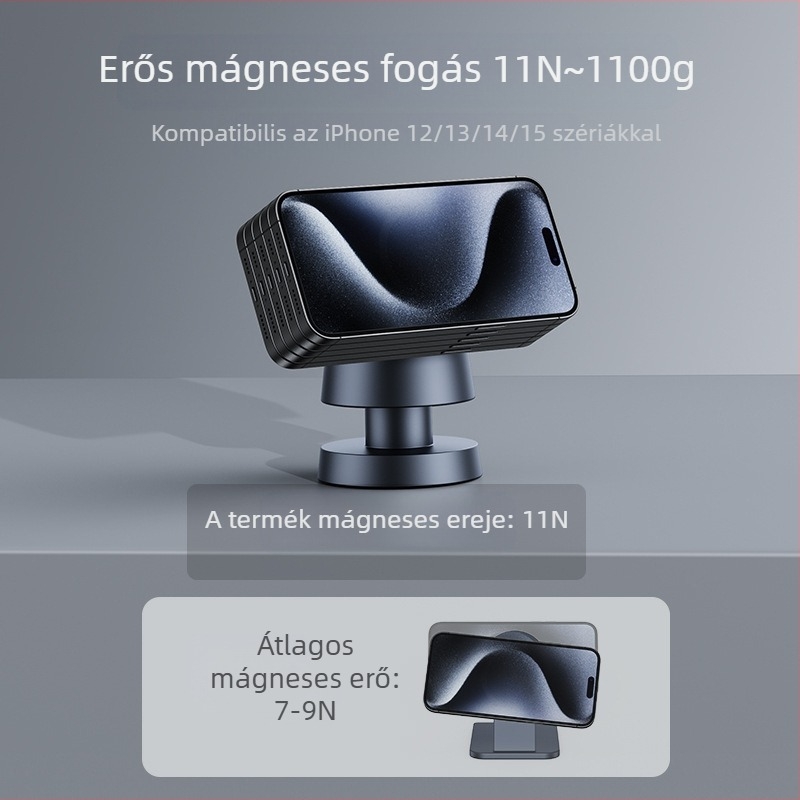 Alumínium ötvözetből készült négy az egyben asztali vezeték nélküli töltő olvasólámpa gomba alakú dizájnnal, kompatibilis Apple mágneses hajtogatható töltővel QC3.0 15W kijelző nélkül CE FCC ROHS