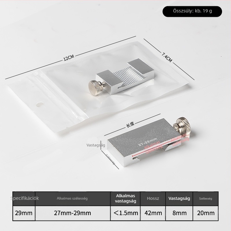 Hongpai acél vonalzó – pozicionáló blokk és csúszó vezető faragáshoz