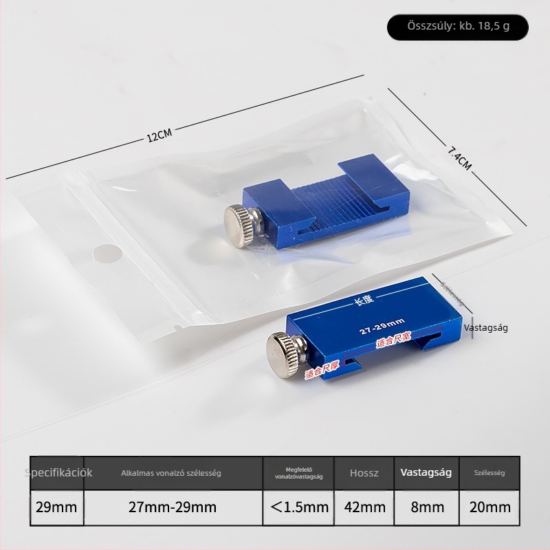 Hongpai acél vonalzó – pozicionáló blokk és csúszó vezető faragáshoz