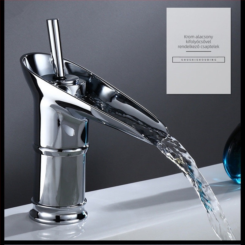 Réz mosdócsaptelep kerámiadiskzeleppel, emelő működés, forró és hideg víz, álló beépítés, bemenet/kimenet M10, antik felület