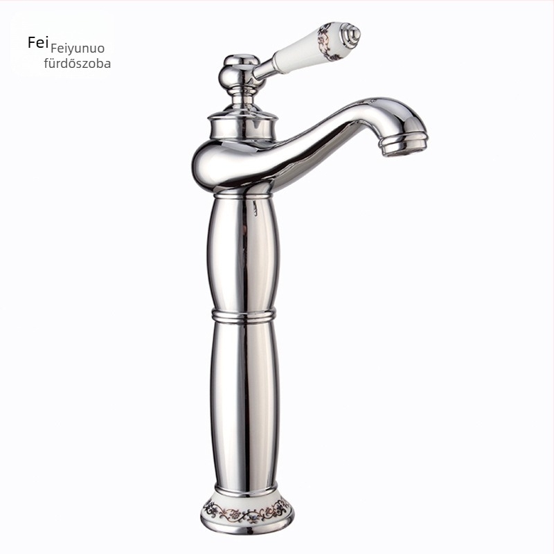 Mosdócsap, réz, keverő, pultra szerelt, kerámia korongos szelep, 8 mm bemenet/kimenet