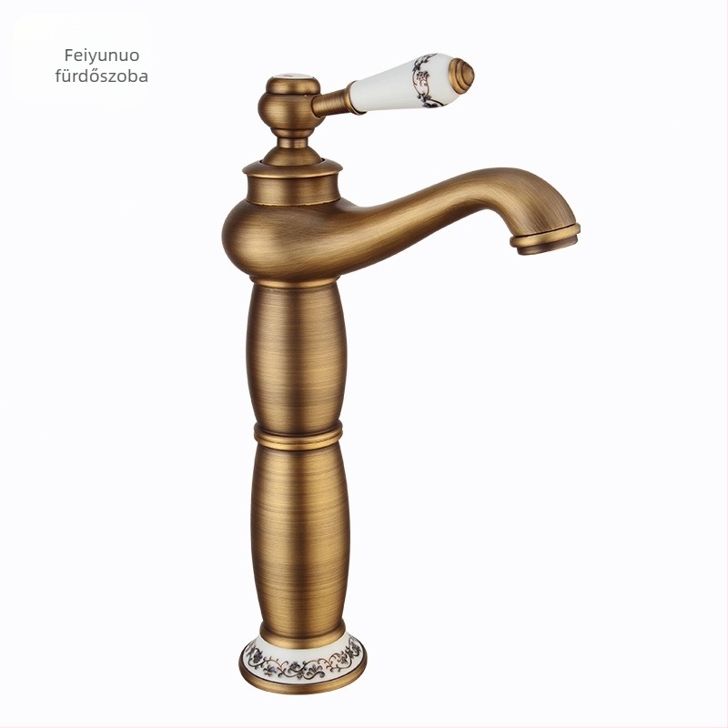 Mosdócsap, réz, keverő, pultra szerelt, kerámia korongos szelep, 8 mm bemenet/kimenet