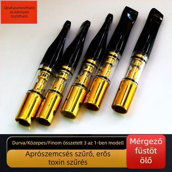 Xiangjia 169S Műanyag cigarettatartó – három üzemmódban (durva, közepes és finom) a töltés és tisztítás céljából, újrahasználható, Xiangjia márka, termékkód 169S, doboz mennyiség 100×200