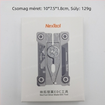 Nalto Silver Wing EDC eszközkészlet összecsukható késsel — 14 funkciós kültéri általános használatra