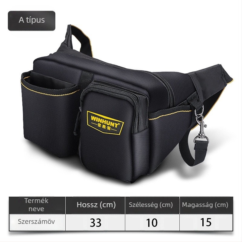 Szerszámöv taska, modell WH025, márka Frequent visitors, 30 kg teherbírás, Oxford anyag