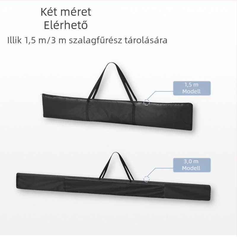 Imbot sínfűrész tároló táska, három rekesz, önálló rekeszek, vastag védelem, kopásálló