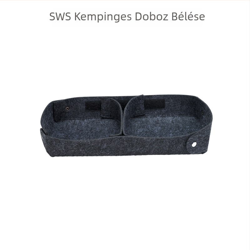 Wellhike Fém Szerszámdoboz - Hordozható egyrétegű eszköztároló doboz szerszámokhoz, alkatrészekhez és járművek tárolására