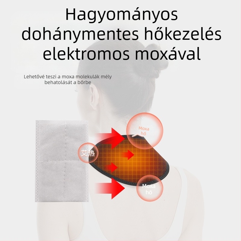 USB-s nyaki melegítő – távoli infravörös melegedéssel (5V, 8-10W, 3-fokozatú hőmérséklet-szabályozás, 70 g)