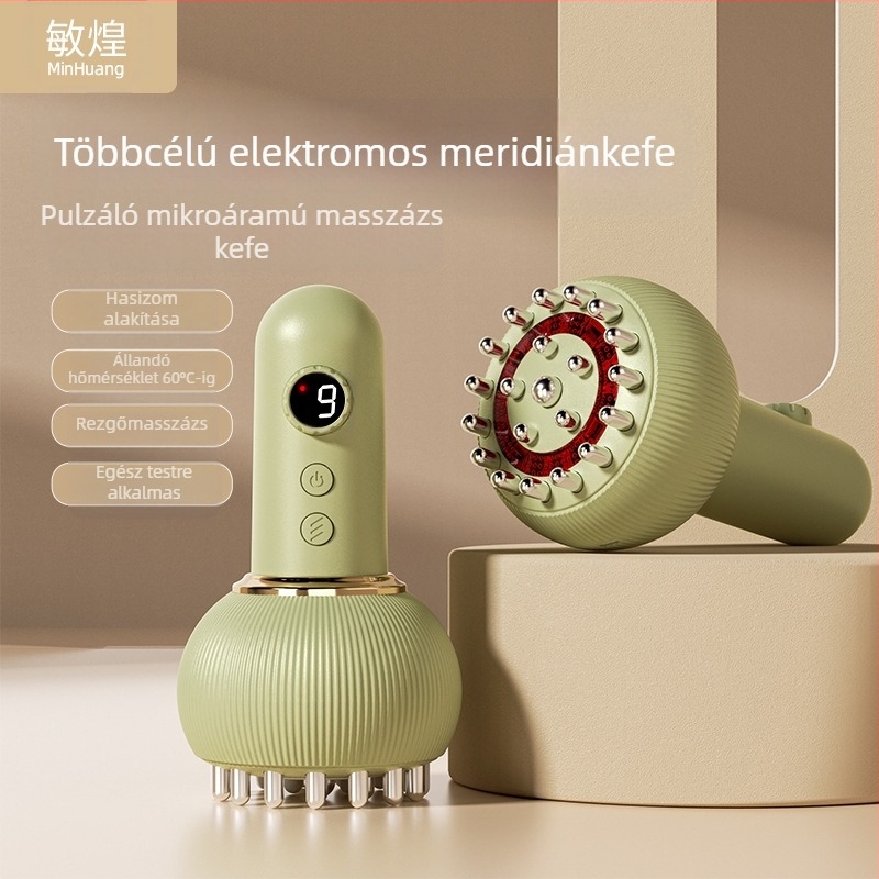 Minhuang KAMQ-0911-T Töltéses elektromos gua sha eszköz, gombos vezérlés, 1800mAh akkumulátor