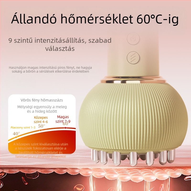 Minhuang KAMQ-0911-T Töltéses elektromos gua sha eszköz, gombos vezérlés, 1800mAh akkumulátor