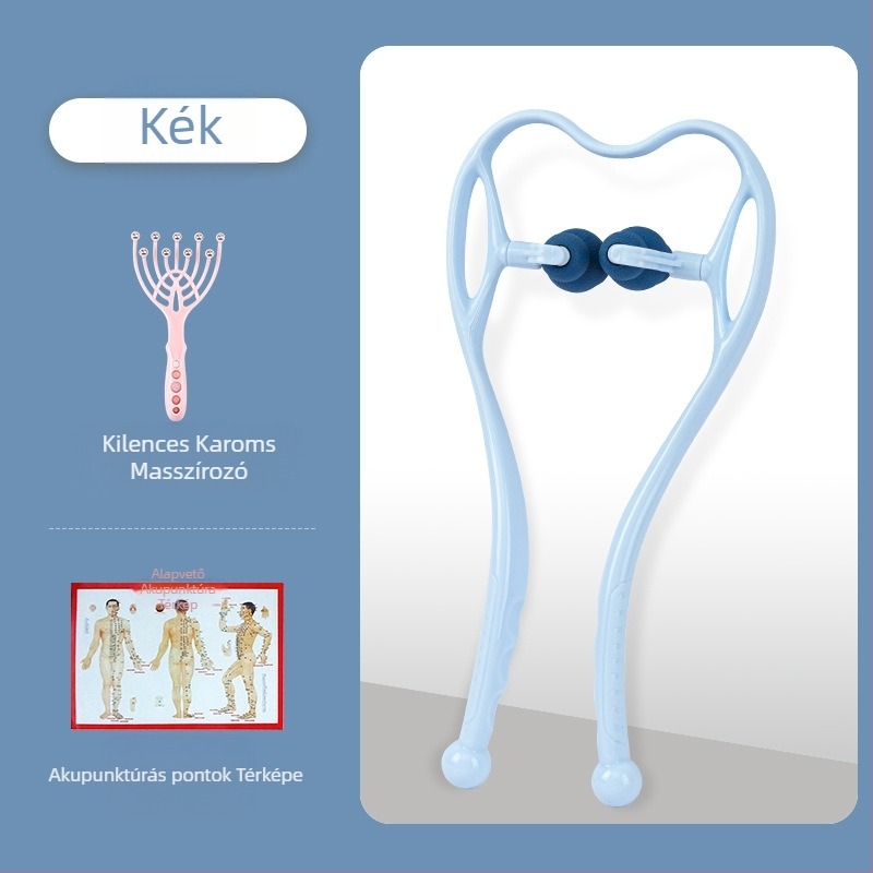 Nyakmasszírozó klipsz, kézi gyúró készülék nyakra és vállakra, Vofanda, 500 g