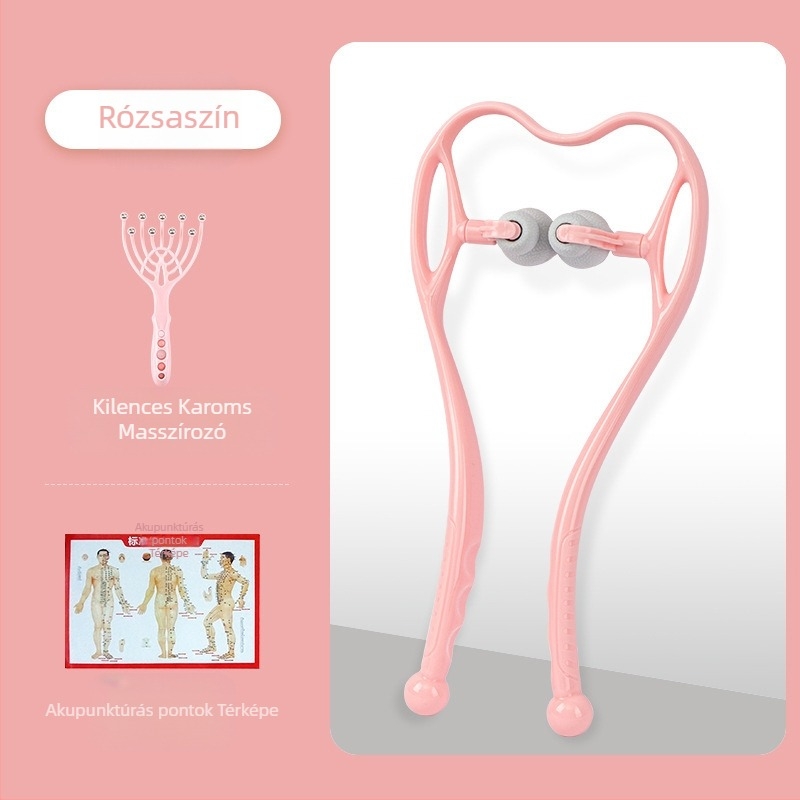 Nyakmasszírozó klipsz, kézi gyúró készülék nyakra és vállakra, Vofanda, 500 g