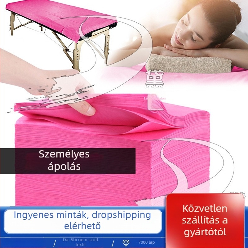 Szállodai egyszer használatos ágynemű, nemszőtt anyagból, lélegző, vízálló, Daishi márka