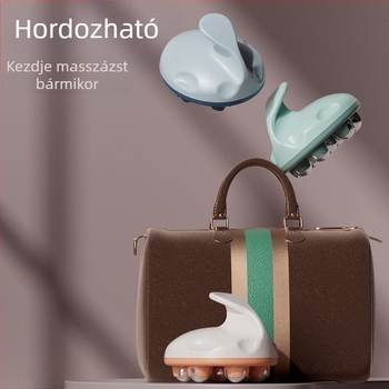 Dragon Ball kuppláló masszírozó hét gördülő golyóval hasra, derékra és lábszárra; mágneses terápia és meridián ecset