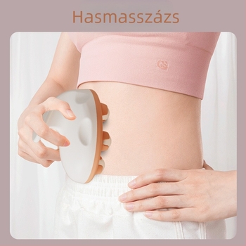 Dragon Ball kuppláló masszírozó hét gördülő golyóval hasra, derékra és lábszárra; mágneses terápia és meridián ecset