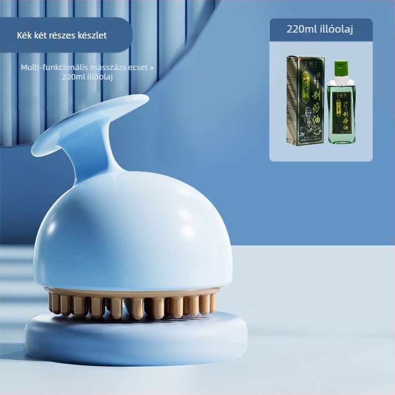 Dragon Ball kuppláló masszírozó hét gördülő golyóval hasra, derékra és lábszárra; mágneses terápia és meridián ecset