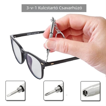 IFIXPRO 8-in-1 acél csavarhúzó készlet otthoni karbantartáshoz, 8 darab, Standard: Formula