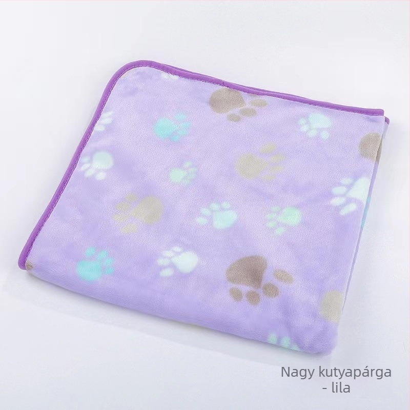 Állatbarát takaró és tappancsos matrac – flaneles velúr, ideális kutyáknak és macskáknak