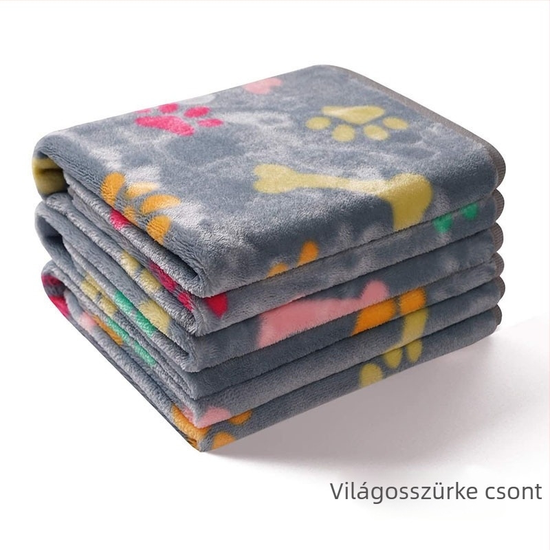 Állatbarát takaró és tappancsos matrac – flaneles velúr, ideális kutyáknak és macskáknak