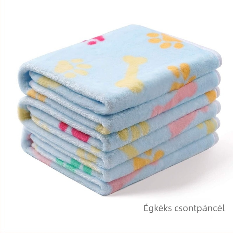 Állatbarát takaró és tappancsos matrac – flaneles velúr, ideális kutyáknak és macskáknak