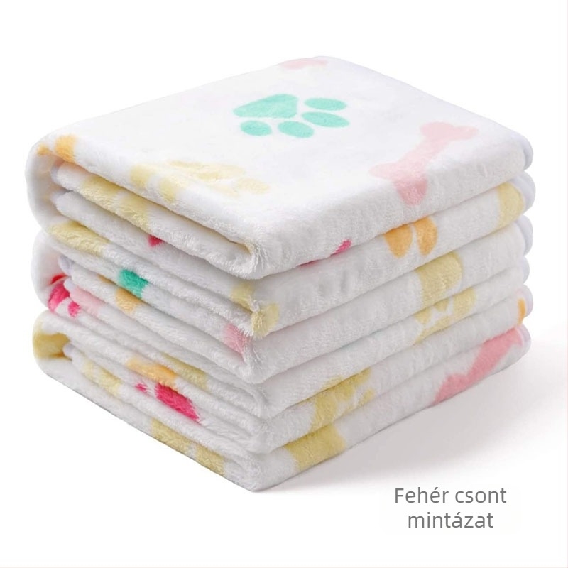 Állatbarát takaró és tappancsos matrac – flaneles velúr, ideális kutyáknak és macskáknak