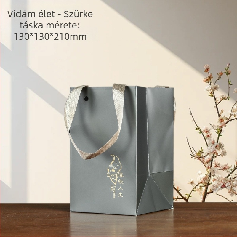 Fém teátároló doboz, zárható, kínai stílusú, kapacitás 100 g vagy 200 g