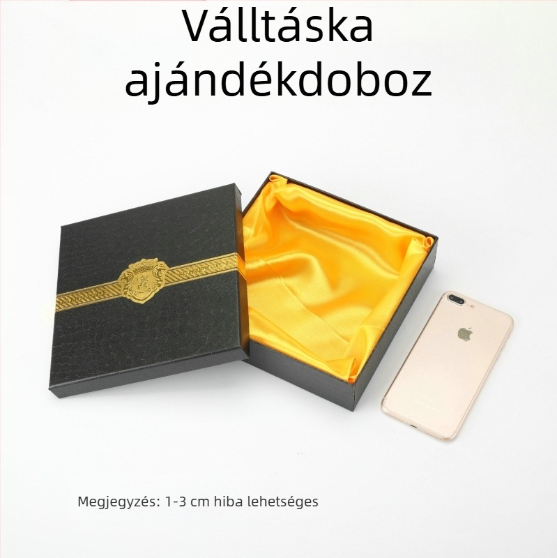Ékszerdoboz erős külső tokkal és belső tálcával, egyszerű kialakítás, egyszínű dizájn, ideális esküvői, emlékezetes és céges ajándékokhoz
