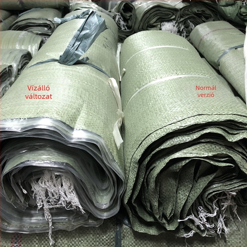 Hordó alakú szövött zsák | újrahasznosított anyag, vastagsága szövés 63, teherbírás 30, testreszabható